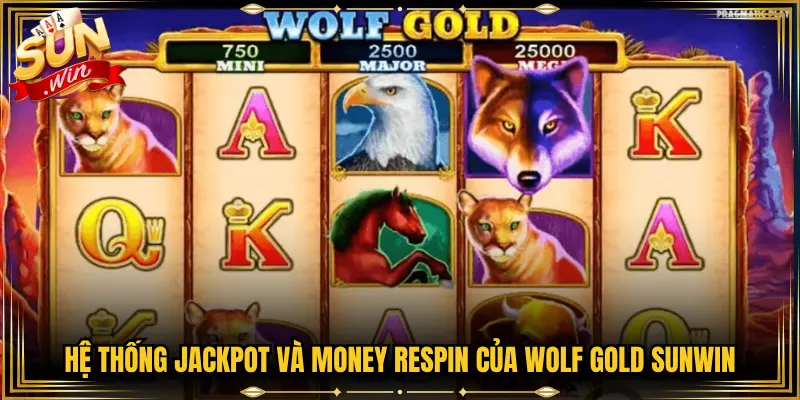 Hệ Thống Jackpot Và Money Respin Của Wolf Gold Sunwin